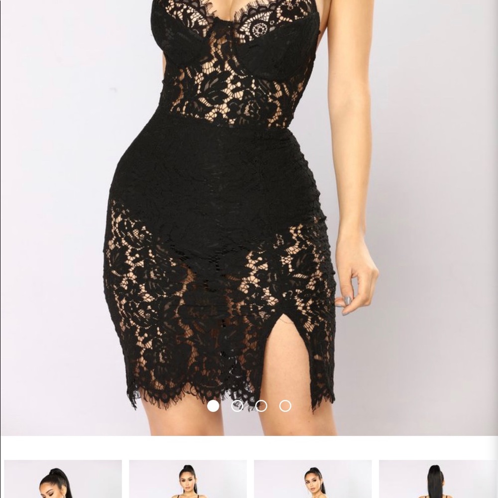 Fashion nova lacy dress